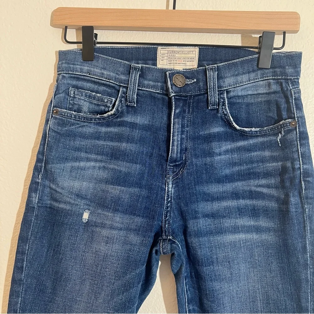 Current/Elliott Skinny Jeans, Size 25, Mid-Wash Denim - Picture 2 of 9